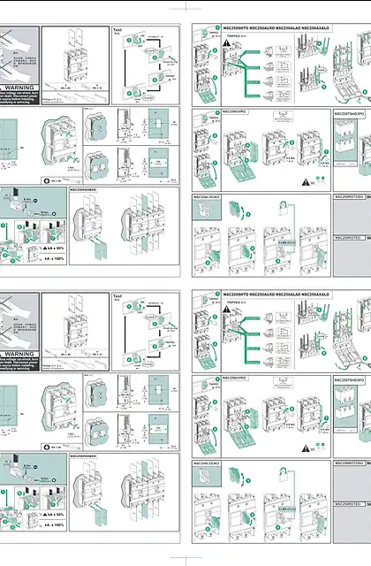 schneider施耐德NSC250 MA 塑壳断路器安装说明书